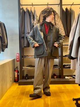 原田圭史さん（メンズ・171cm）の冬コーディネート