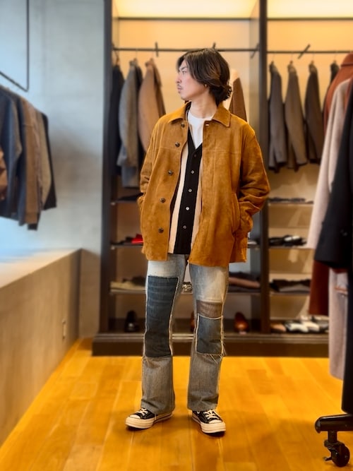 セール】UNDYED ALPACA STRIPE CARDIGAN（カーディガン/ボレロ