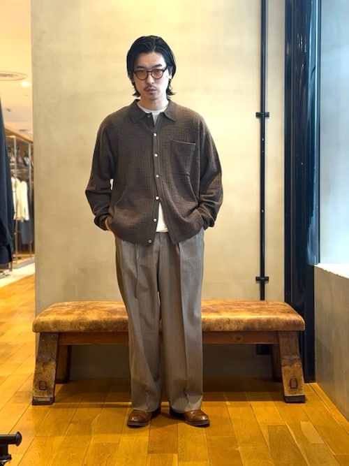 crepuscule（クレプスキュール） シャツ crepuscule Crepe Knit Shirts