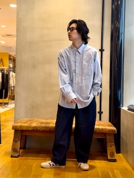 原田圭史さん（メンズ・171cm）の春コーディネート