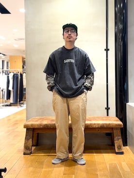 原田圭史さん（メンズ・171cm）の春コーディネート