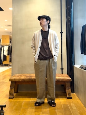 原田圭史さん（メンズ・171cm）の春コーディネート