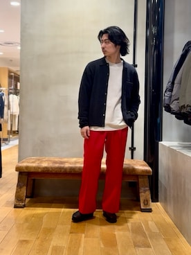 原田圭史さん（メンズ・171cm）の冬コーディネート