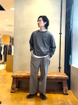 原田圭史さん（メンズ・171cm）の春コーディネート