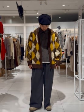 原田圭史さん（メンズ・171cm）の秋コーディネート