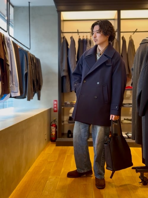 new basic DOUBLE BREAST HALF COAT（ピーコート）｜URBAN RESEARCH