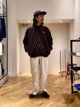 「EKAL（エカル）のアイテム」を使った、原田圭史さん（メンズ・171cm）の秋コーディネート