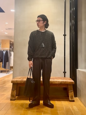 原田圭史さん（メンズ・171cm）の春コーディネート