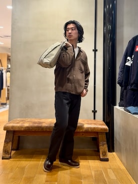 原田圭史さん（メンズ・171cm）の冬コーディネート