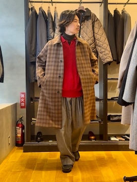 原田圭史さん（メンズ・171cm）の冬コーディネート