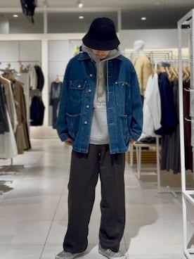 原田圭史さん（メンズ・171cm）の秋コーディネート