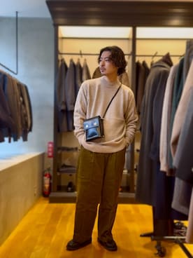 原田圭史さん（メンズ・171cm）の冬コーディネート