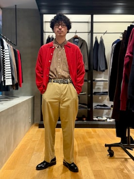 原田圭史さん（メンズ・171cm）の秋コーディネート