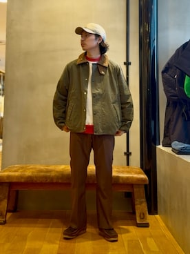 原田圭史さん(メンズ・171cm)の冬コーディネート