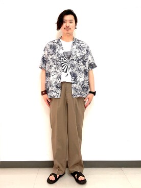 原田圭史さん（メンズ・171cm）の夏コーディネート