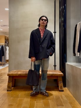 原田圭史さん（メンズ・171cm）の春コーディネート