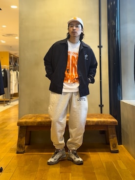 原田圭史さん（メンズ・171cm）の春コーディネート