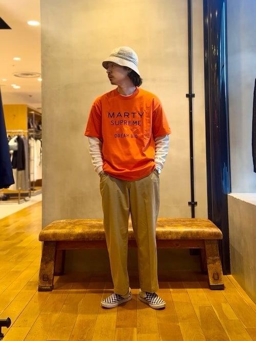 URBAN RESEARCH×MARTY SUPREME×A24 SOLID 3STAR LOGO T-SHIRTS（T