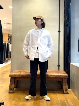 原田圭史さん（メンズ・171cm）の春コーディネート