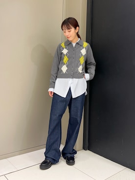 「URBAN RESEARCH DOORS（アーバンリサーチドアーズ）のトラックソールブーツ（ブーツ）」を使った、ayaneさん（レディース・159cm）の秋コーディネート