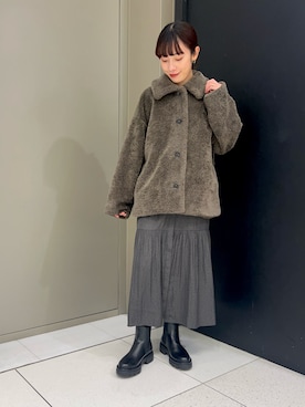 「アイテム（その他アウター）」を使った、ayaneさん（レディース・159cm・20代）の秋コーディネート