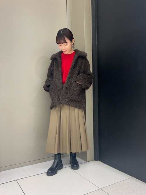 URBAN RESEARCH コート アウター ECOPELカーリーファーコート