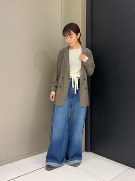 「アイテム（その他アウター）」を使った、ayaneさん（レディース・159cm・20代）の秋コーディネート
