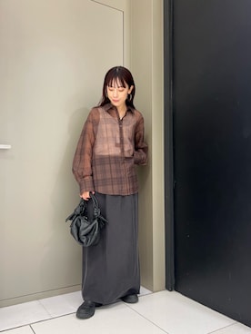 ayaneさん（レディース・159cm）の秋コーディネート