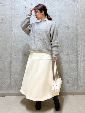 「お正月・初詣コーデ」｜HARUさん（レディース・153cm）の冬コーディネート