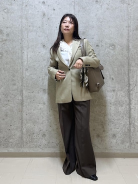 「ROPE'（ロペ）のアイテム」を使った、HARUさん（レディース・153cm）の秋コーディネート