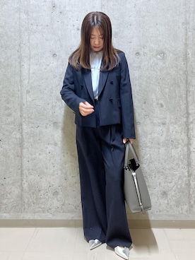 「ROPE'（ロペ）のアイテム」を使った、HARUさん（レディース・153cm）の冬コーディネート