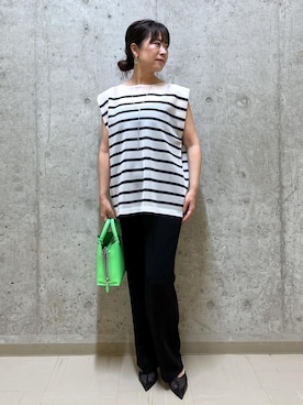 「アイテム（ピアス（両耳用））」を使った、HARUさん（レディース・153cm・40代）の夏コーディネート