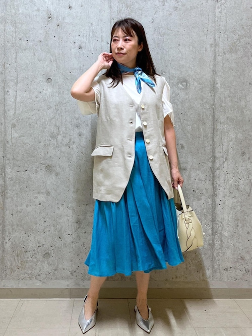 尾州リネンオーバーロングジレ ROPE'｜尾州リネンオーバーロングジレ | Rakuten Fashion(楽天
