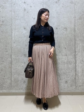 「ROPE'（ロペ）のアイテム」を使った、HARUさん（レディース・153cm）の秋コーディネート