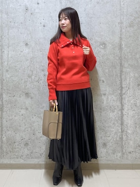 「アイテム（スカート）」を使った、HARUさん（レディース・153cm・40代）の秋コーディネート