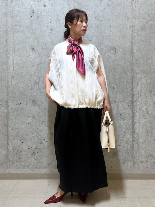 セール】ナイロンレーヨンバルーンケープ（ポンチョ）｜ROPE'（ロペ