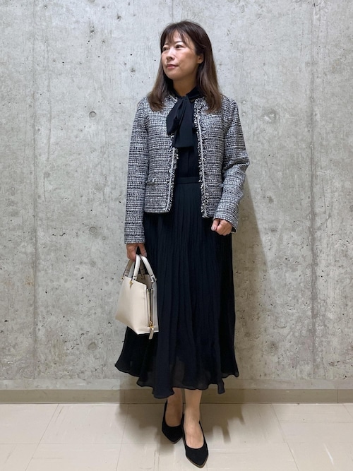 ROPE' / ロペ ジョーゼット シフォンプリーツワンピース ROPE\u0027 ワンピース ジョーゼットシフォンプリーツワンピース : ZOZOTOWN