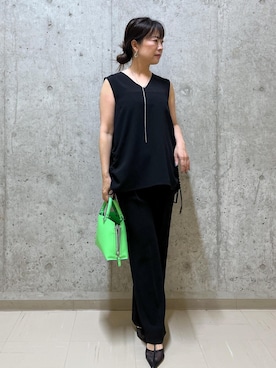 「アイテム（ピアス（両耳用））」を使った、HARUさん（レディース・153cm・40代）の夏コーディネート