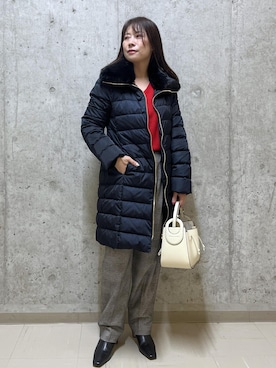 「アイテム（ニット/セーター）」を使った、HARUさん（レディース・153cm・40代）の秋コーディネート