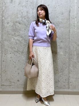 「ROPE'（ロペ）のアイテム（財布/小物）」を使った、HARUさん（レディース・153cm）の春コーディネート