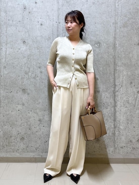 「ROPE'（ロペ）のアイテム」を使った、HARUさん（レディース・153cm）の夏コーディネート