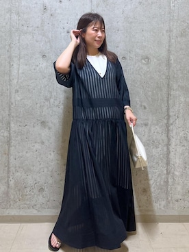 「アイテム（ワンピース/ドレス）」を使った、HARUさん（レディース・153cm・40代）の夏コーディネート