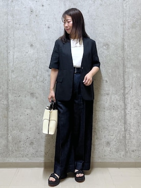 「ROPE'（ロペ）のアイテム」を使った、HARUさん（レディース・153cm）の春コーディネート