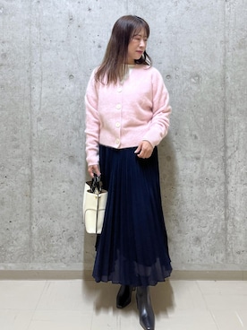 「ROPE'（ロペ）のアイテム（スカート）」を使った、HARUさん（レディース・153cm）の秋コーディネート