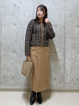 「アイテム（ブーツ）」を使った、HARUさん（レディース・153cm・40代）の秋コーディネート