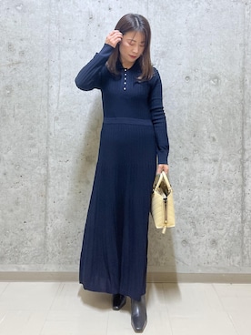 「E'POR（エポール）のアイテム」を使った、HARUさん（レディース・153cm）の冬コーディネート