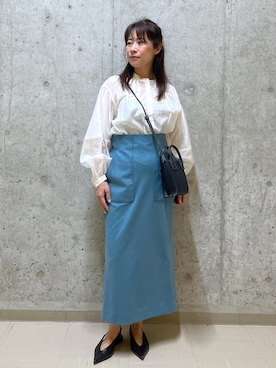 「アイテム（スカート）」を使った、HARUさん（レディース・153cm・40代）の夏コーディネート
