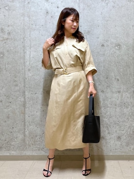 「アイテム（ワンピース/ドレス）」を使った、HARUさん（レディース・153cm・40代）の夏コーディネート