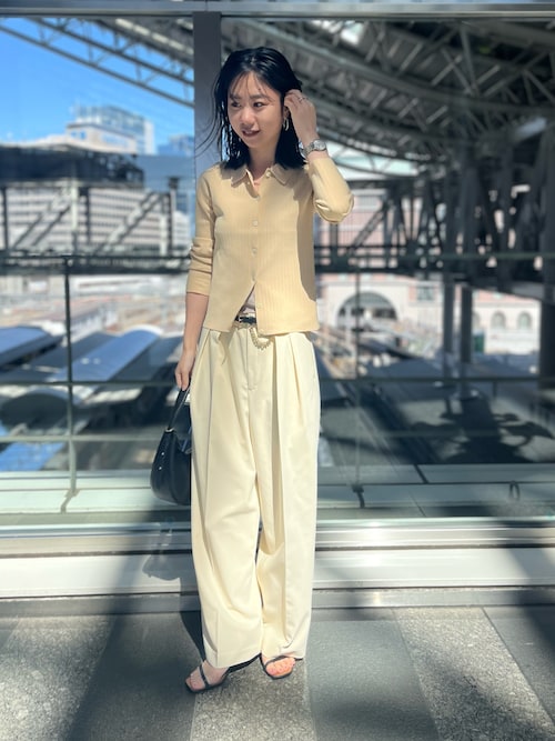 トラント⭐︎NOLLEY'S sophi ベージュワイドパンツ飯豊まりえさん