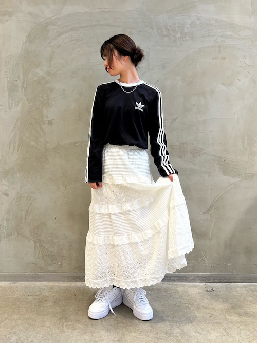 アディダス adidas Tシャツ 長袖 ロンＴ 黒 白 モノトーン 即発☆送込】ADIDAS ロンT 3-STRIPES☆ロゴTEE 長袖 4カラー